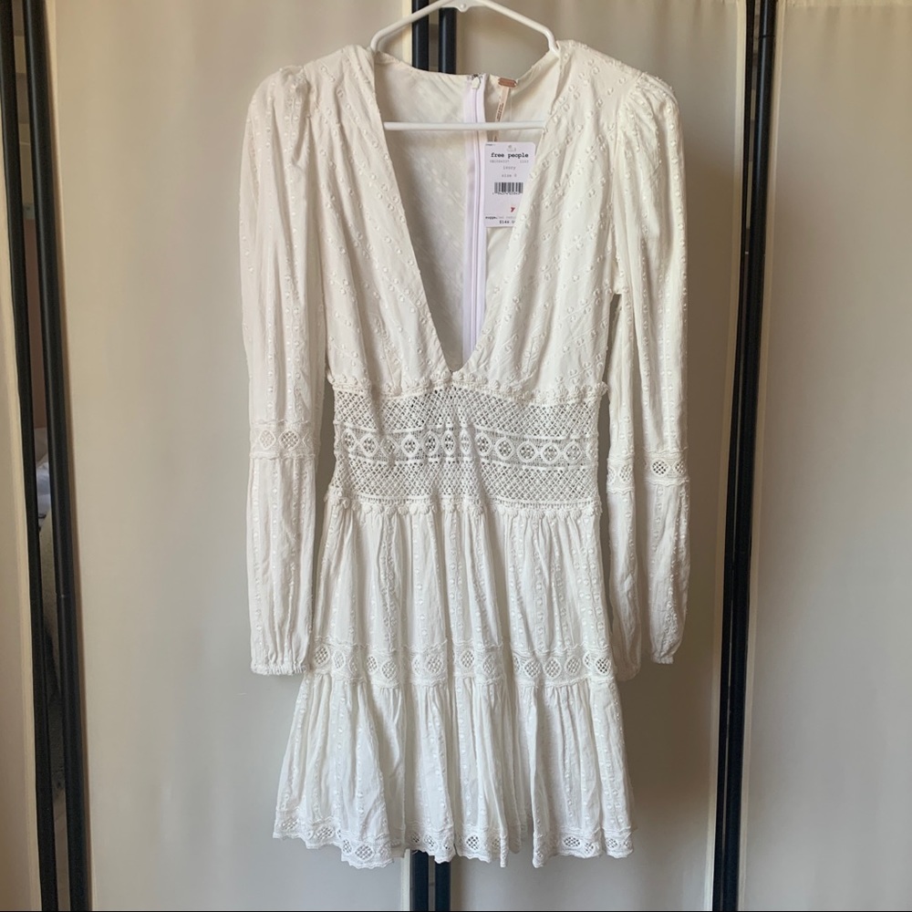 NWT Free People Ivory Lace Dress